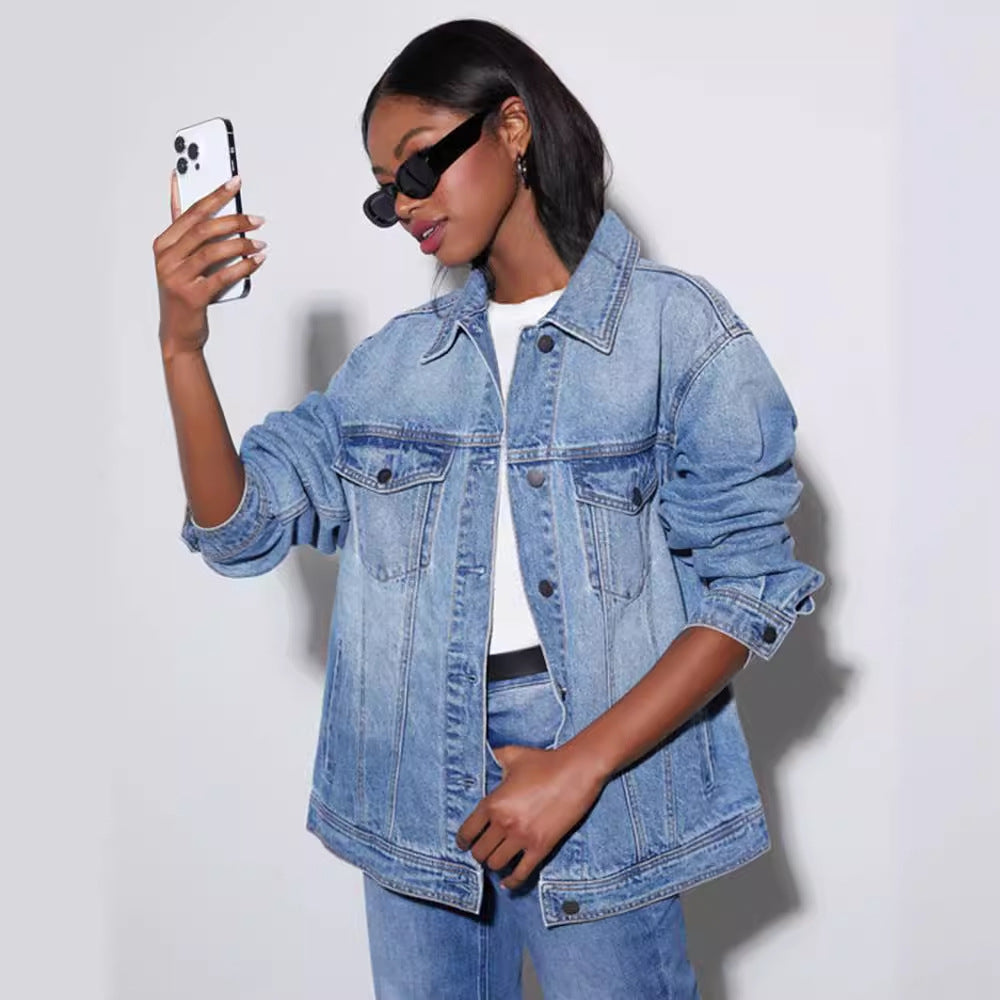 Effortless Light Blue Denim Jacket